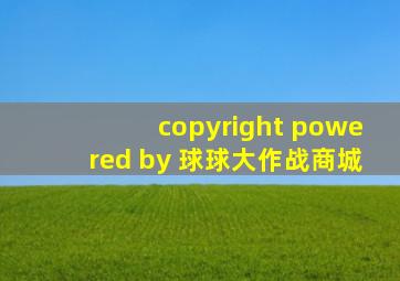 copyright powered by 球球大作战商城